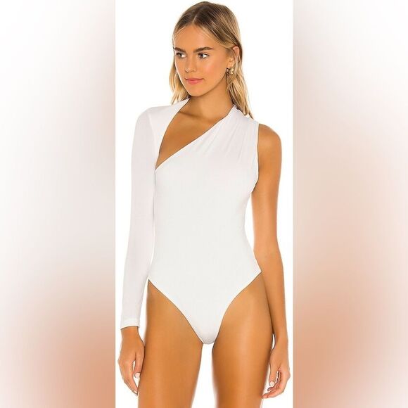 NWT Revolve- Dany Bodysuit in White SNDYS Size 4 - Picture 1 of 7